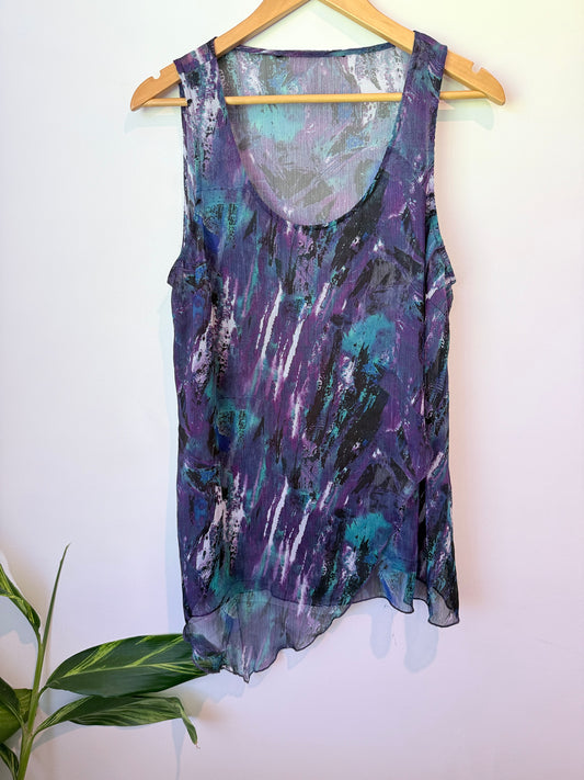 Brand Unknown Size U/Arm to U/Arm 54cm Sleeveless Top