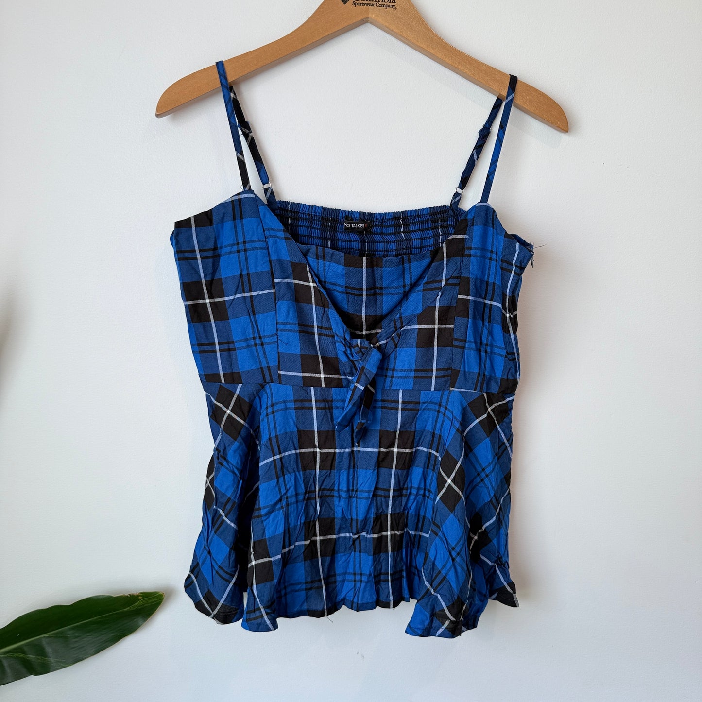 Tokyo Talkies Size M Checkered Top