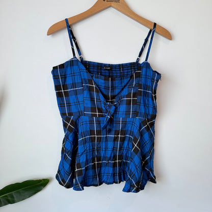 Tokyo Talkies Size M Checkered Top