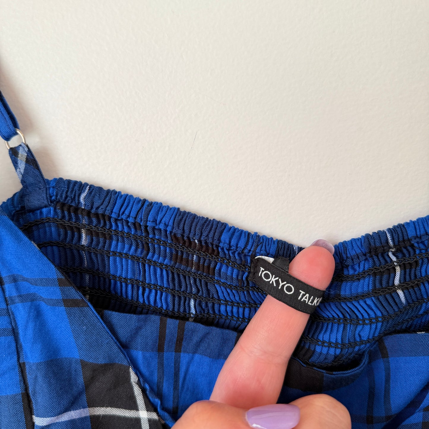 Tokyo Talkies Size M Checkered Top