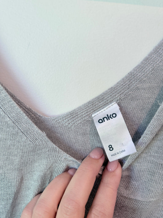 Anko Size 8 Knit Sleeveless Top