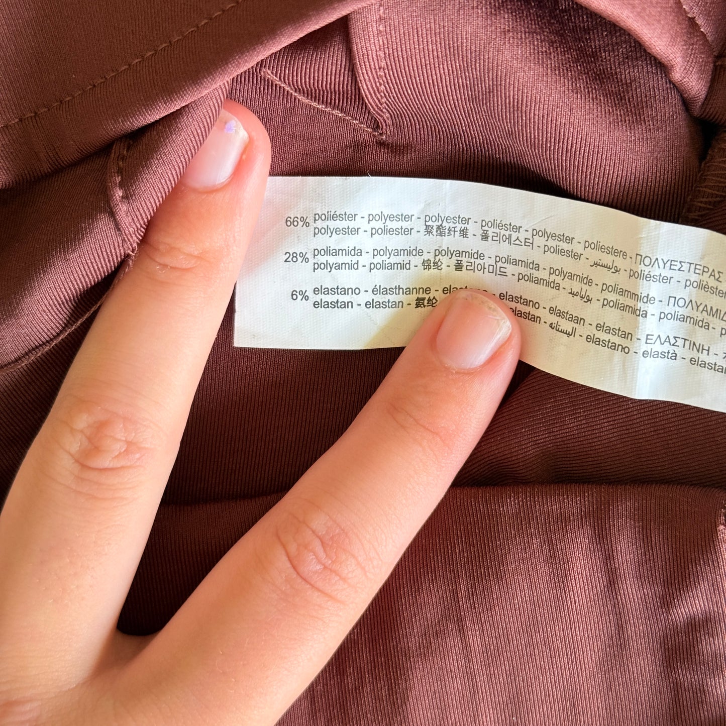 Zara Size 10 Brown High-Waisted Wide-Leg Trousers