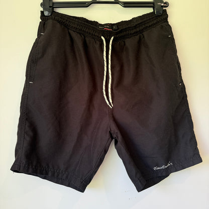 Pierre Cardin Size S Black Swim Shorts
