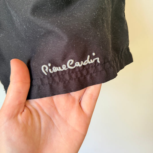Pierre Cardin Size S Black Swim Shorts