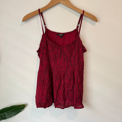 The Roadster Size S Red Sleeveless Top