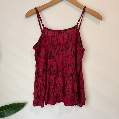 The Roadster Size S Red Sleeveless Top