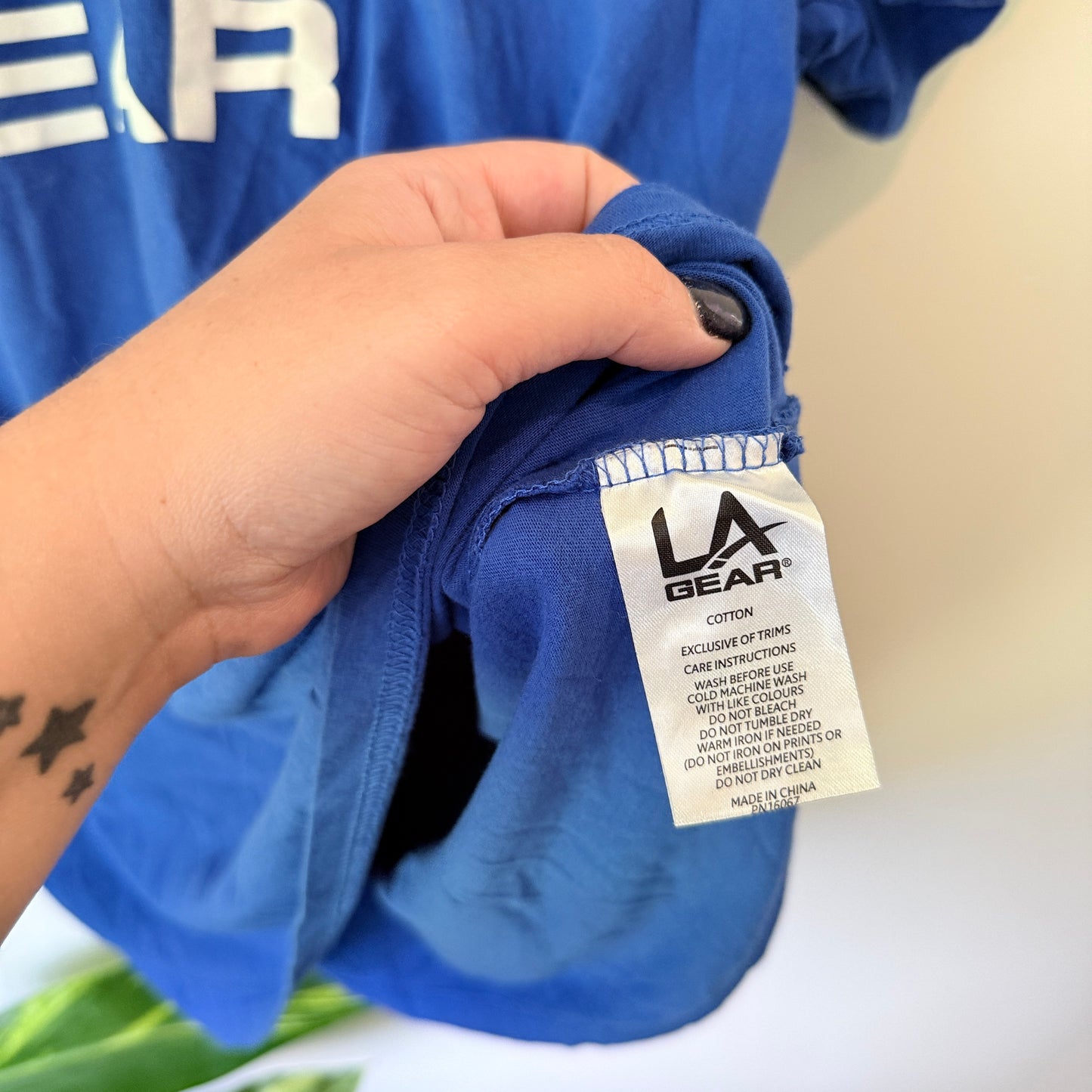 LA Gear Size XXXL Blue T-Shirt