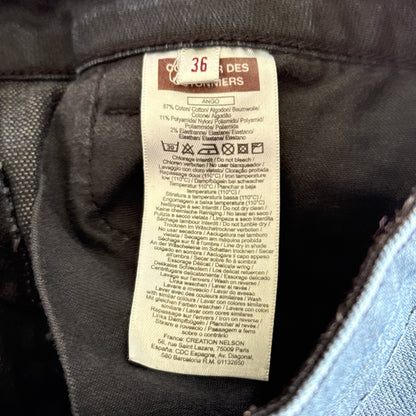 Comptoir Des Cottonniers Size 36 Black Denim Midi Skirt