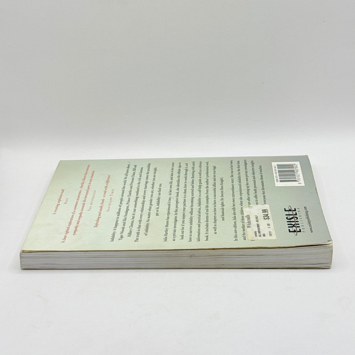 Infidelity Exploding the Myths by Julia Hartley Moore