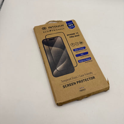 Intouch Tempered Glass Screen Protector for iPhone 15 Pro Max