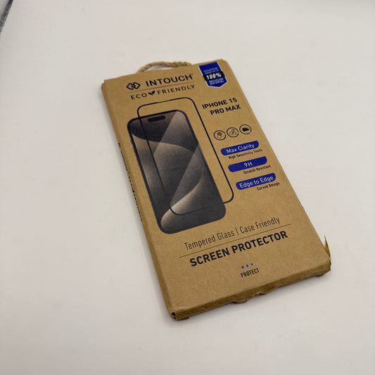Intouch Tempered Glass Screen Protector for iPhone 15 Pro Max