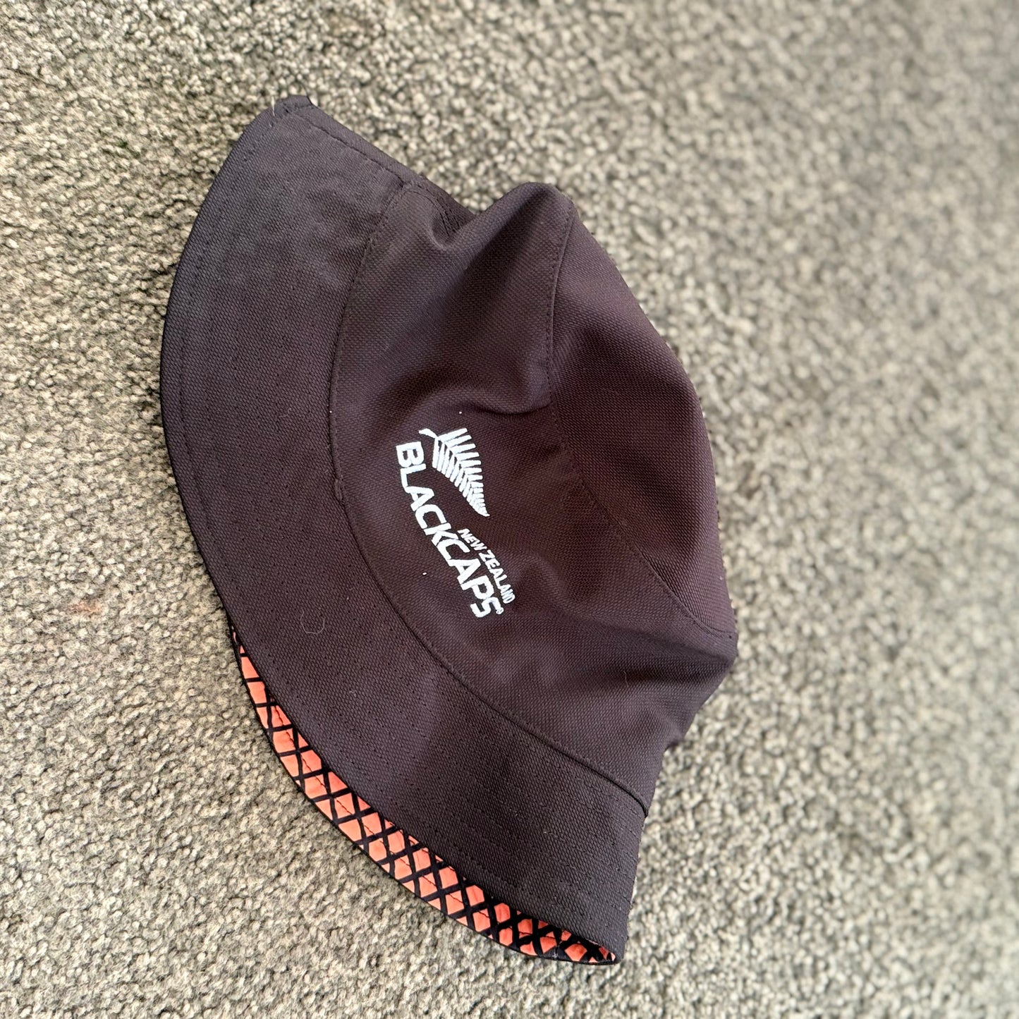 Ccc cantebury black caps supporters bucket hat – kids one size black - bucket hats baby clothing