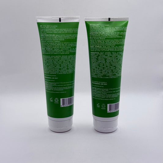 JUSTICE Professional Cool Mint Shampoo & Conditioner Duo Pack