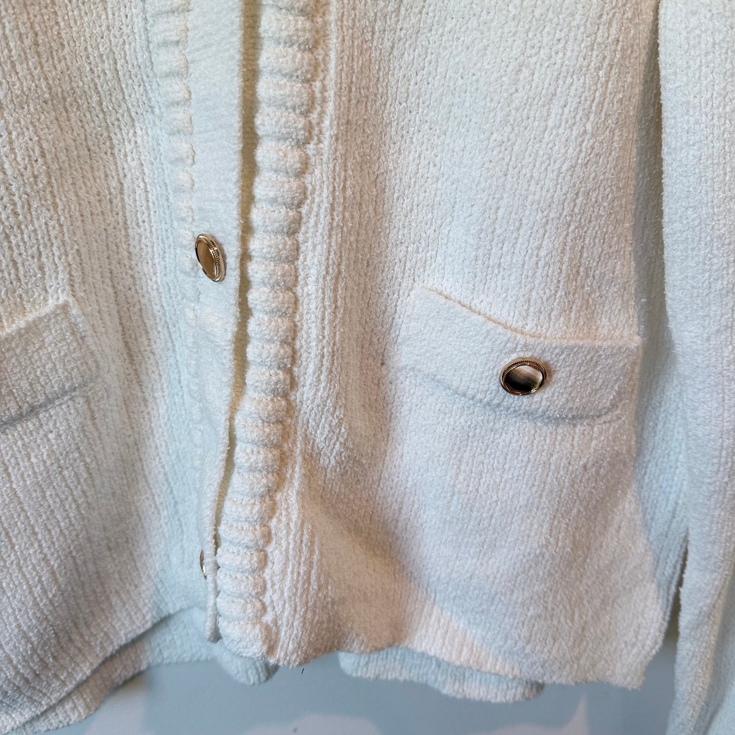 JUST JEANS Knit Cardigan Milk White – Size 12