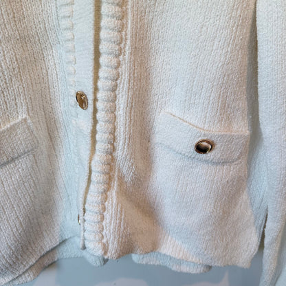 JUST JEANS Knit Cardigan Milk White – Size 12