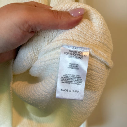 JUST JEANS Knit Cardigan Milk White – Size 12