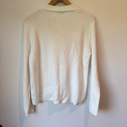 JUST JEANS Knit Cardigan Milk White – Size 12