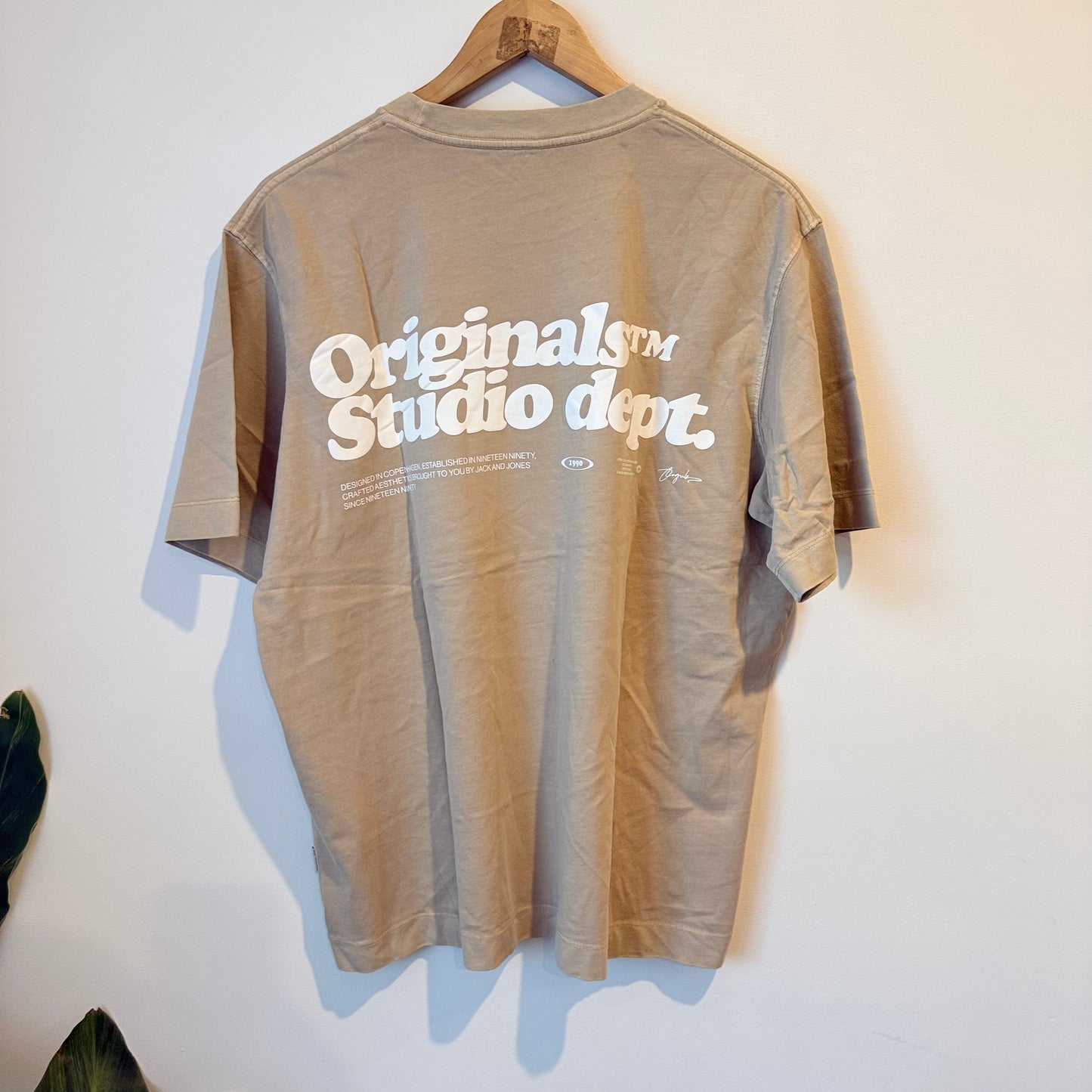 Jack & Jones Originals T-shirt - Tan - Medium