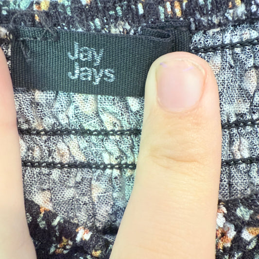 Jay Jays Floral Long Sleeve Crop Top - Size S