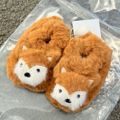 John lewis baby fluffy fox slippers – orange 0–3 months - baby & toddler boots shoes children’s apparel