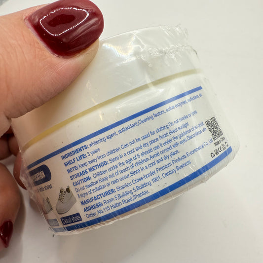 Jue-Fish White Shoe Cleaning Cream (100g)