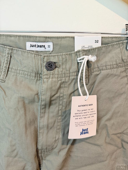 Just jeans size 32 men’s cargo shorts - cargo shorts bottoms men’s apparel