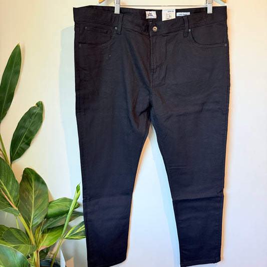 Just Jeans Slim Tapered Power Stretch Denim Black - Size 42W 30L