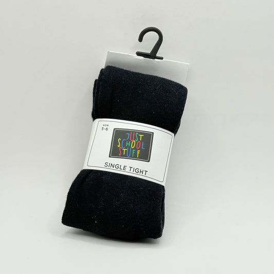 Just school stuff single tight – size 5-6 navy - socks