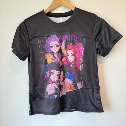 K-pop Demon Hunters HUNTRIX Graphic T-Shirt (Size 7-9y)
