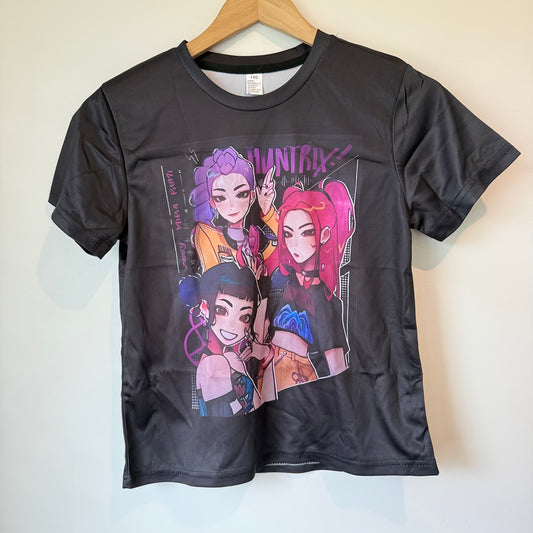 K-pop Demon Hunters HUNTRIX Graphic T-Shirt (Size 7-9y)