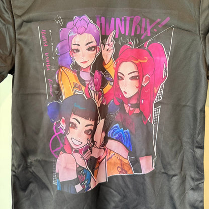 K-pop Demon Hunters HUNTRIX Graphic T-Shirt (Size 7-9y)