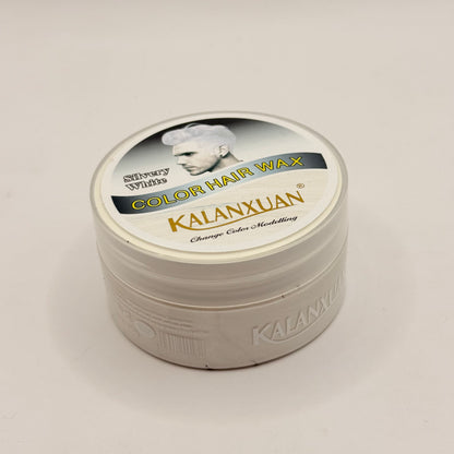 KALANXUAN Color Hair Wax - Silvery White Temporary Dye