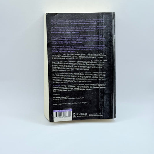 Kant by Paul Guyer