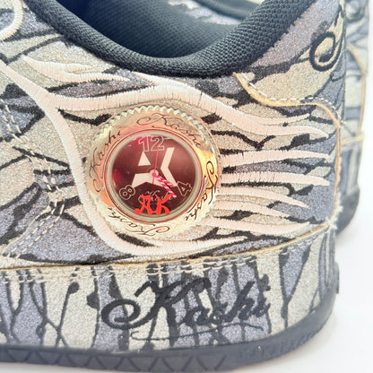 Kashi Urban Abstract Glitter Low-Top Sneakers Size 8