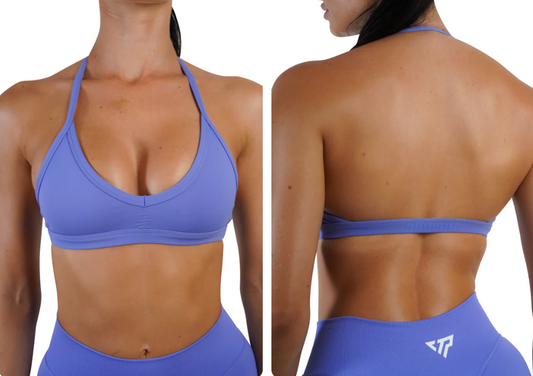 Keep that pump define crop - xs - indigo - sports bras top women’s apparel
