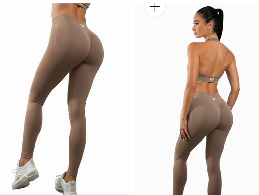 Keep that pump recoil leggings - xs - coffee - leggings bottom women’s apparel
