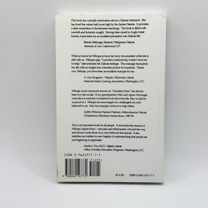 Keeper of the Female Medicine Bundle: Biography of Wihopa by Dr. A.C. Ross (SIGNED)