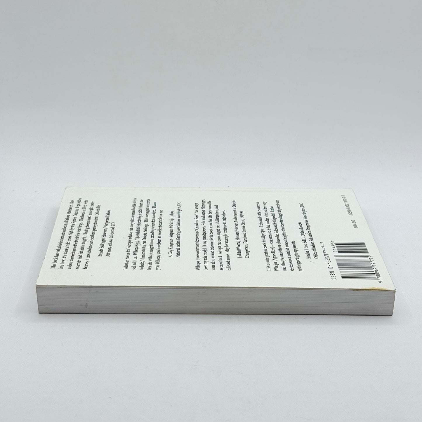 Keeper of the Female Medicine Bundle: Biography of Wihopa by Dr. A.C. Ross (SIGNED)