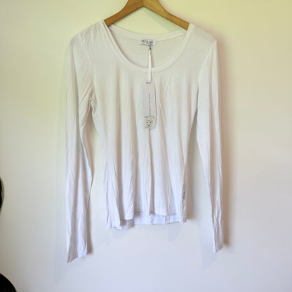 Ketz-ke Soar Rayon Skivvy Long Sleeve Top - Size 8