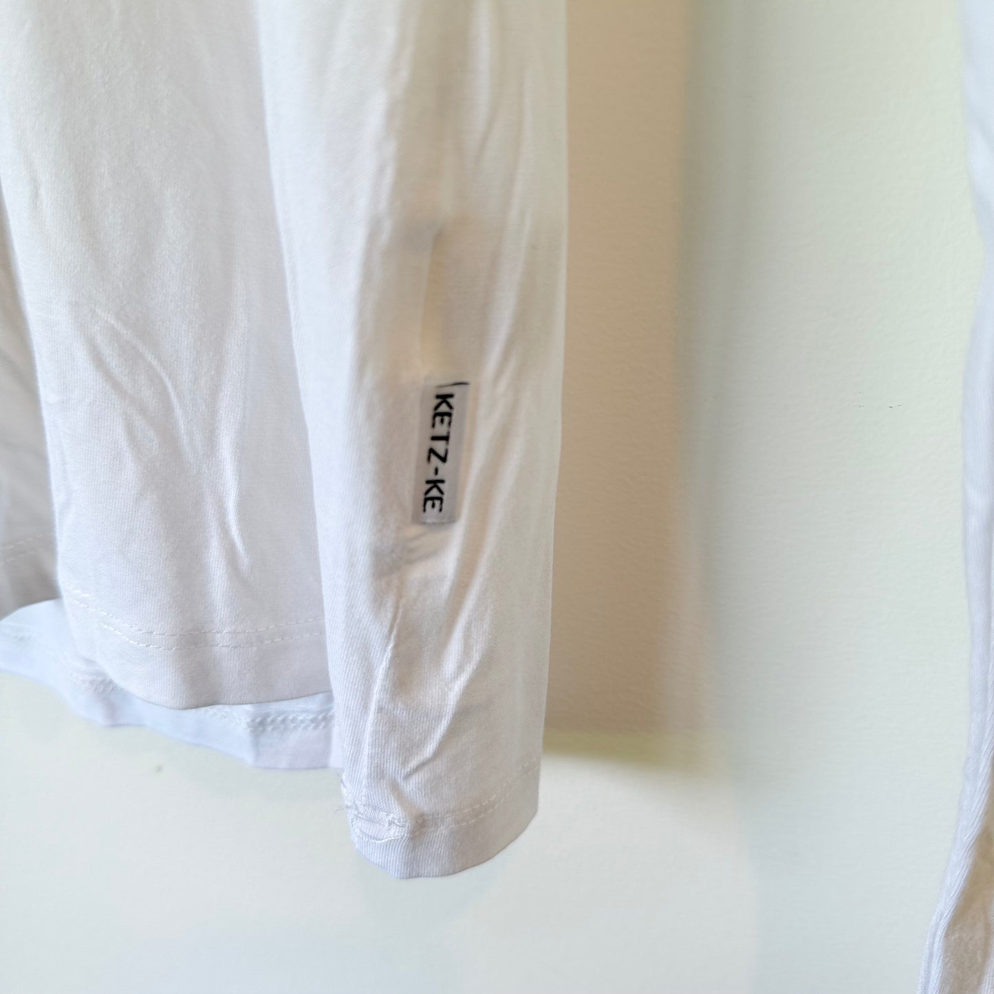 Ketz-ke Soar Rayon Skivvy Long Sleeve Top - Size 8