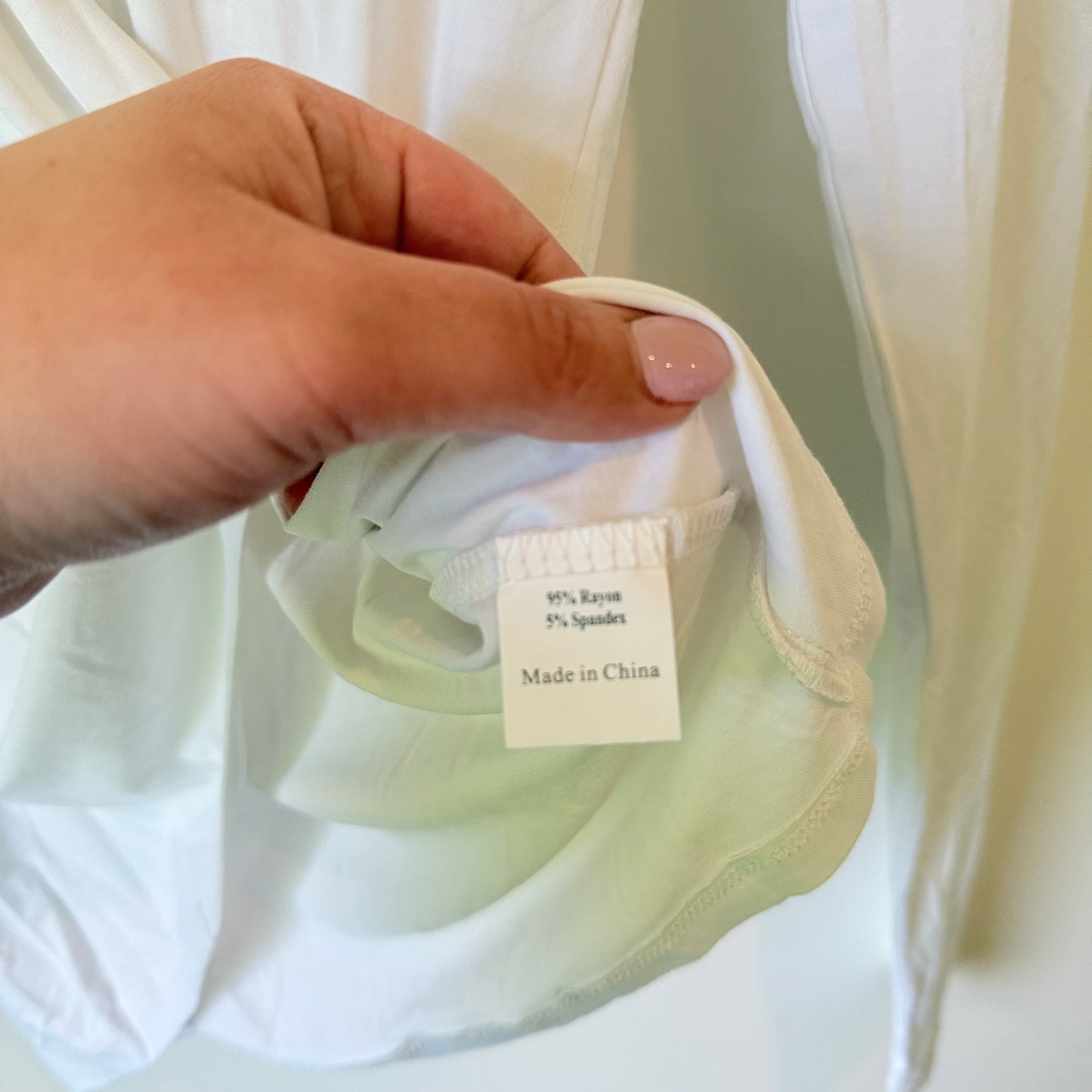 Ketz-ke Soar Rayon Skivvy Long Sleeve Top - Size 8