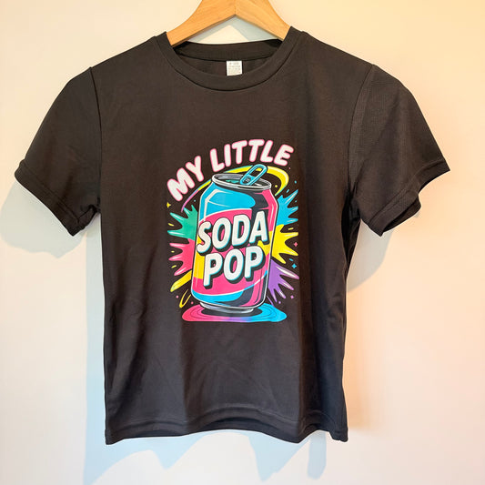 Kid's Black K-Pop Demon Hunters Soda Pop Graphic T-Shirt