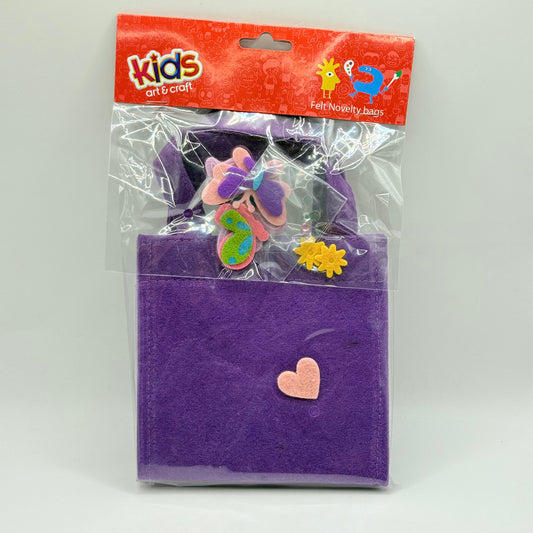 Kid's Felt Novelty Bags Purple