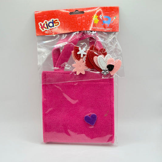 Kids Felt Novelty Bag Pink