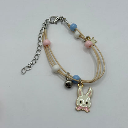 Kids Pink Bunny Watch and Bracelet Set