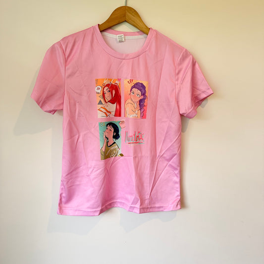 Kids' K-Pop Demon Hunters Huntrix T-Shirt Pink