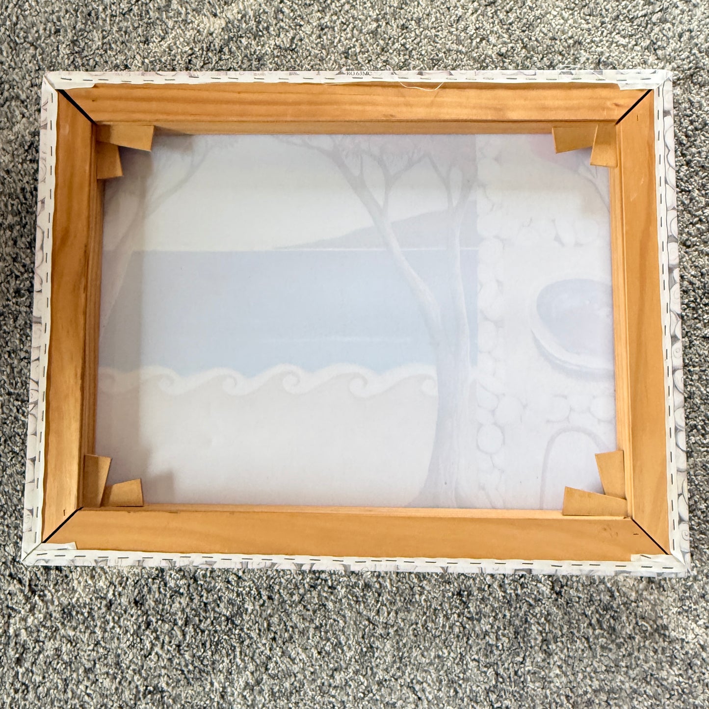 Kiwiana Pohutukawa and Beach Scene Canvas Wall Art 52 cm