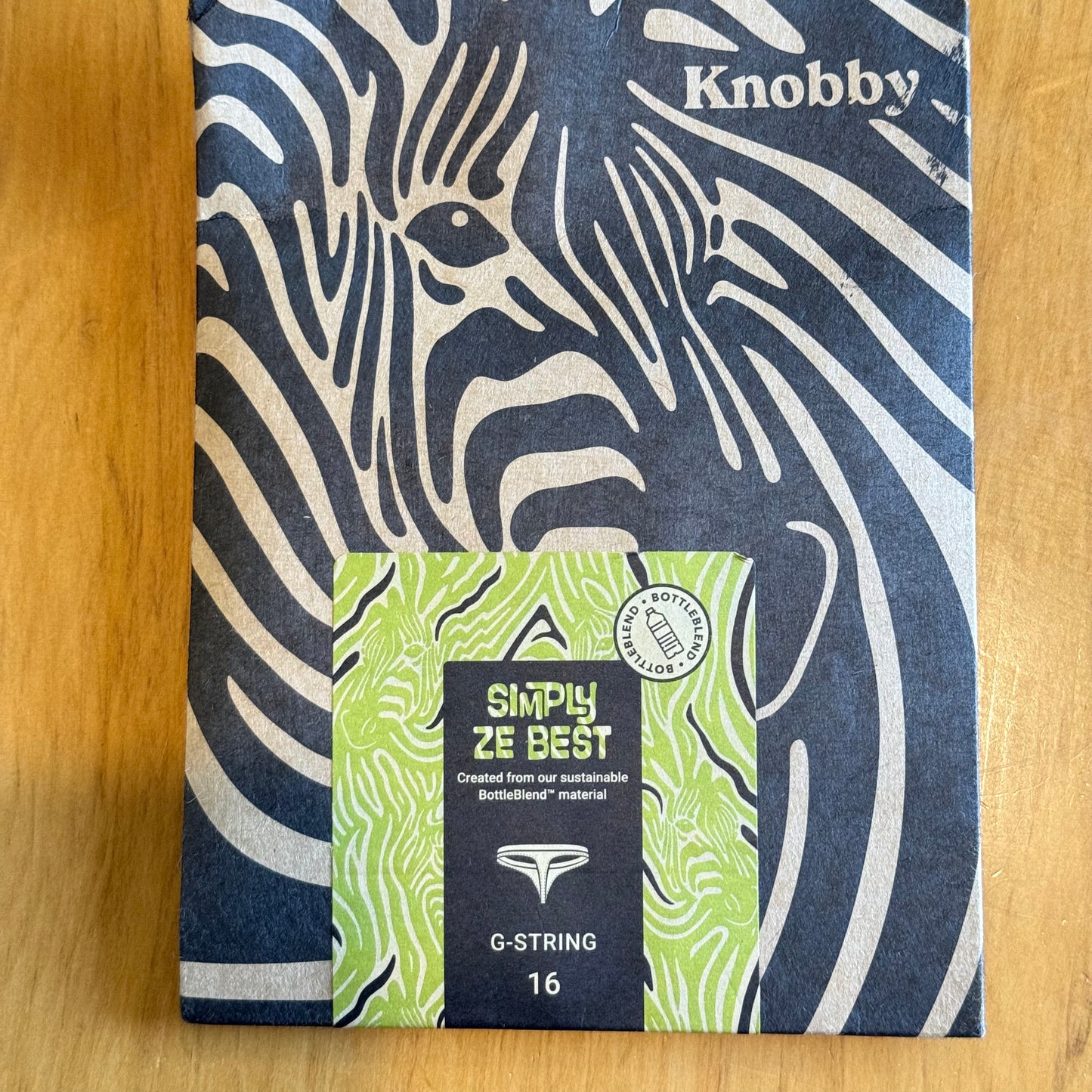 Knobby Simply Ze Best G-String Thong Underwear - Size 16