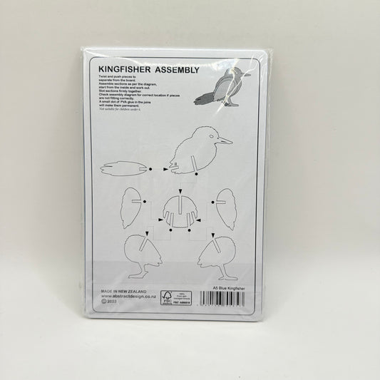 Abstract Designs Kōtare (Kingfisher) Bird Assembly Kit