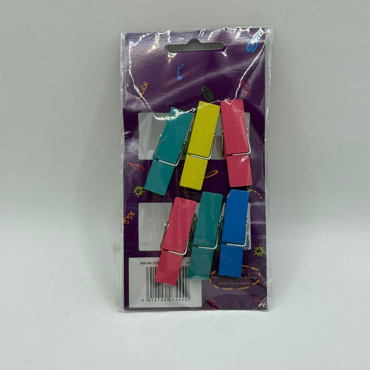 Natural wooden clothespin peg clips – craft & display pack - craft fasteners & closures original photo - what’s new